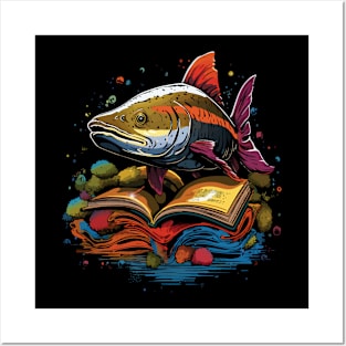 Trout Reads Book Posters and Art